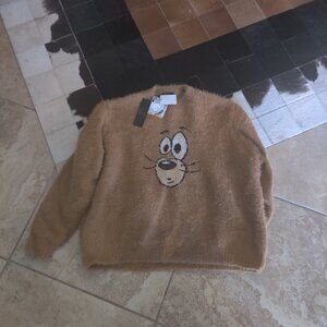 Dolls Kill candystripper tom and jerry sweater OS new oversized